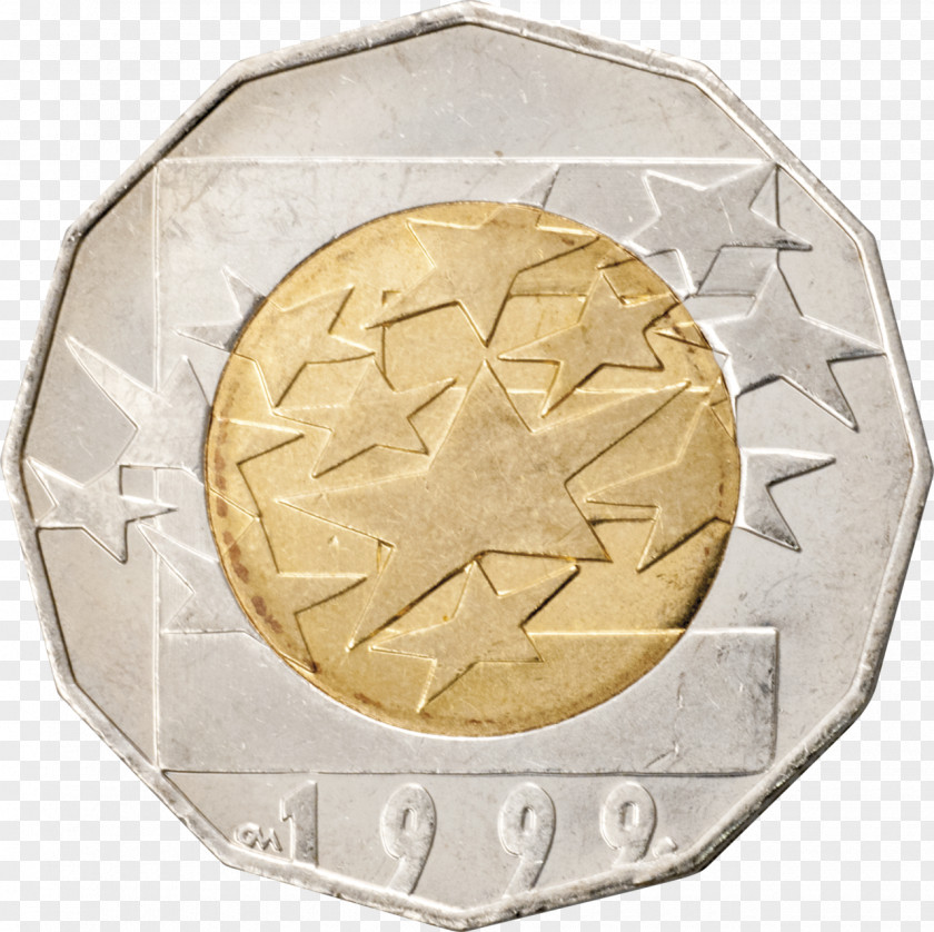 2 Euro Commemorative Coins Metal PNG