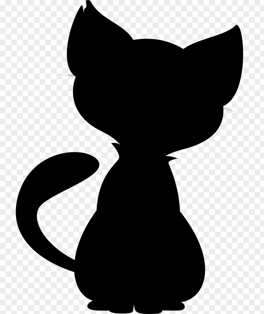 Black Cat Illustration Art Whiskers PNG