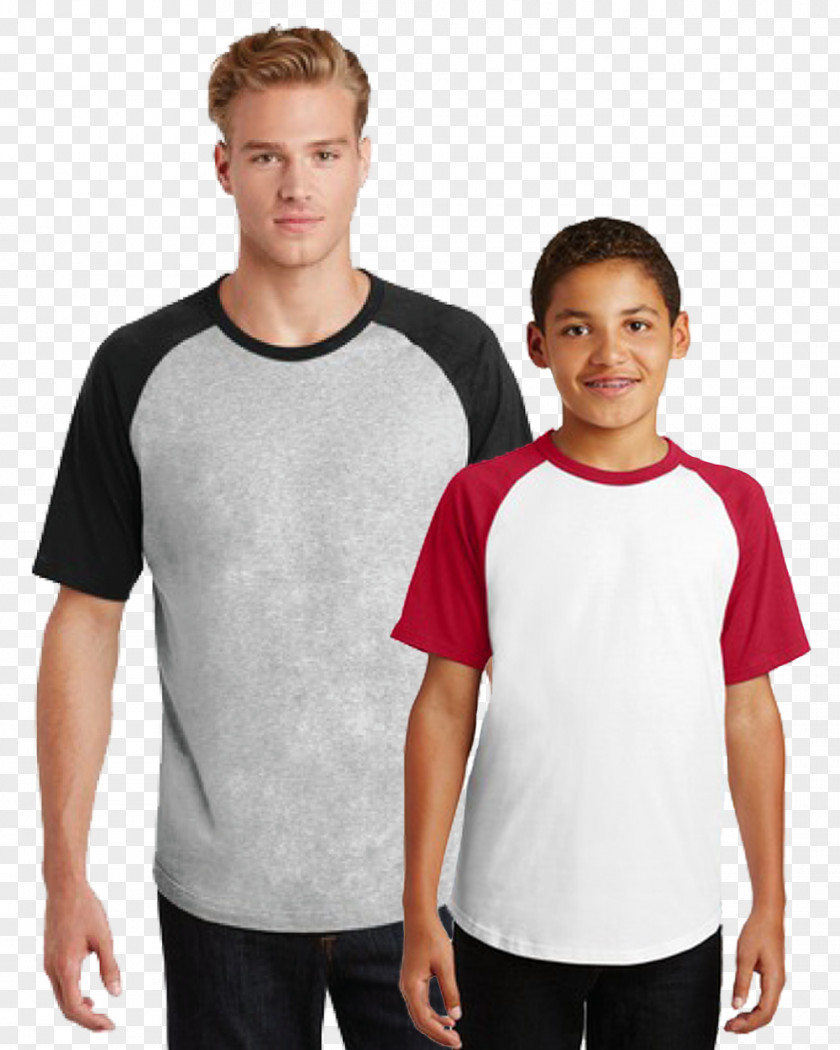 Garments Model T-shirt Raglan Sleeve Sweater PNG