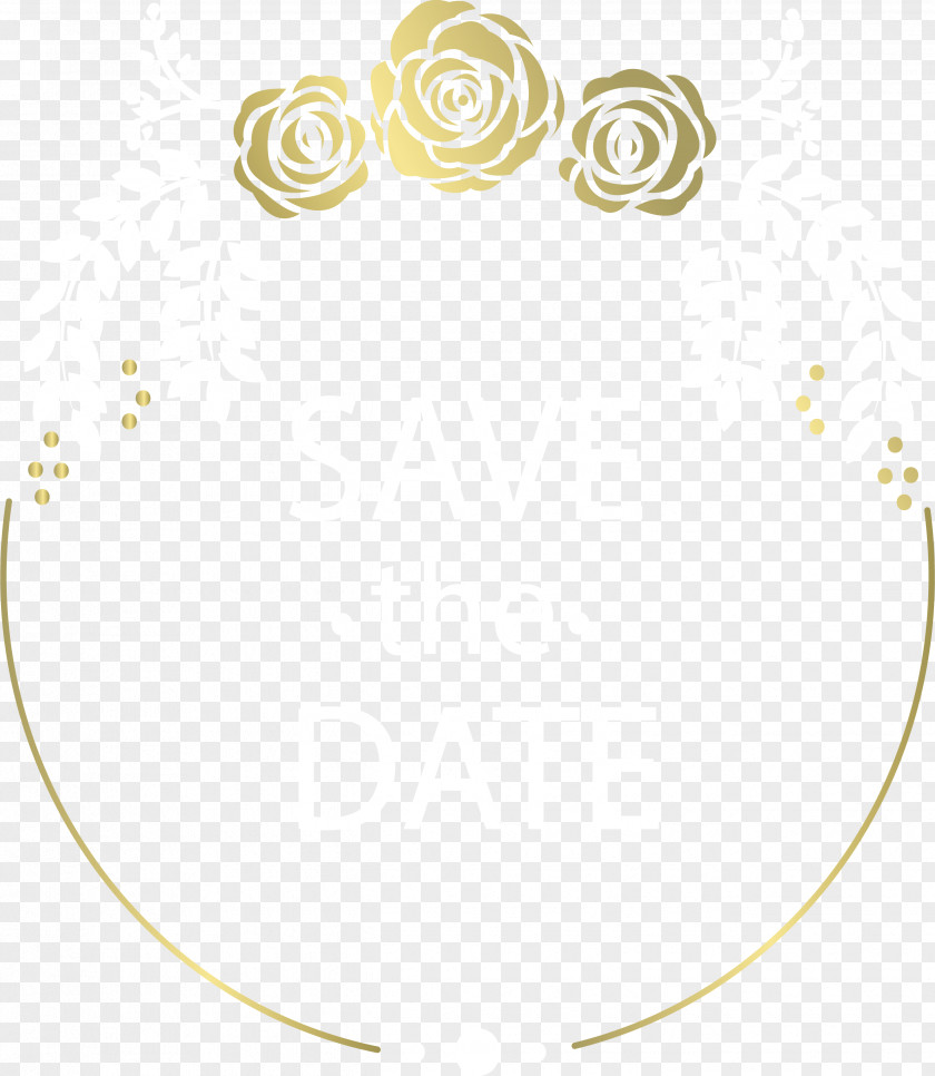 Gold Border Wedding Invitation Paper Party PNG