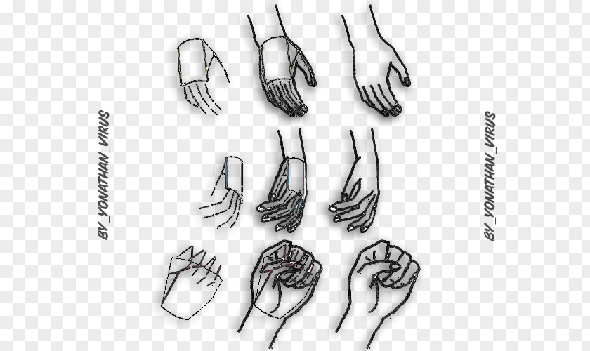 Hand Thumb Drawing Finger Aprender A Dibujar PNG