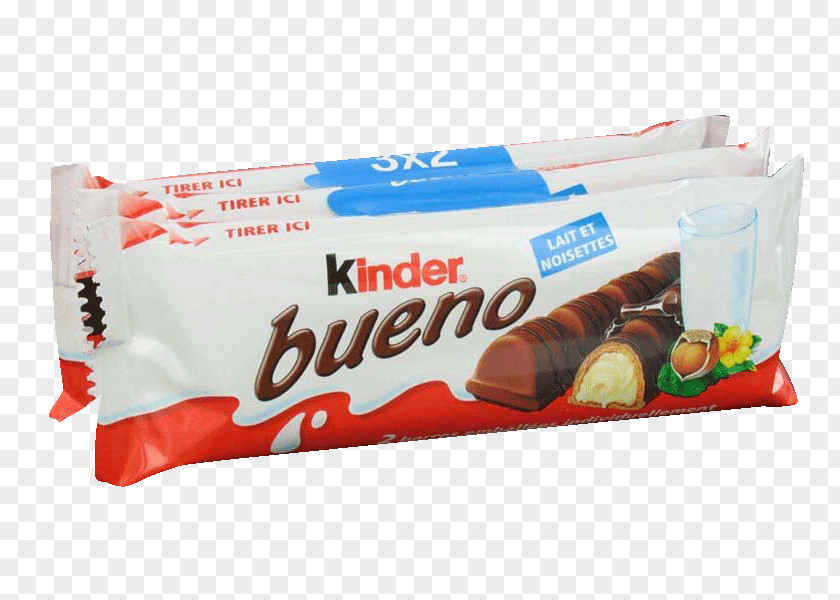 Milk Kinder Bueno Chocolate Bar Waffle PNG