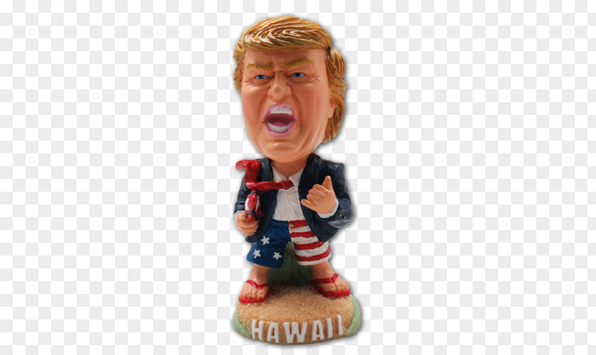 Donald Trump Hawaii 2017 Presidential Inauguration Bobblehead Doll PNG