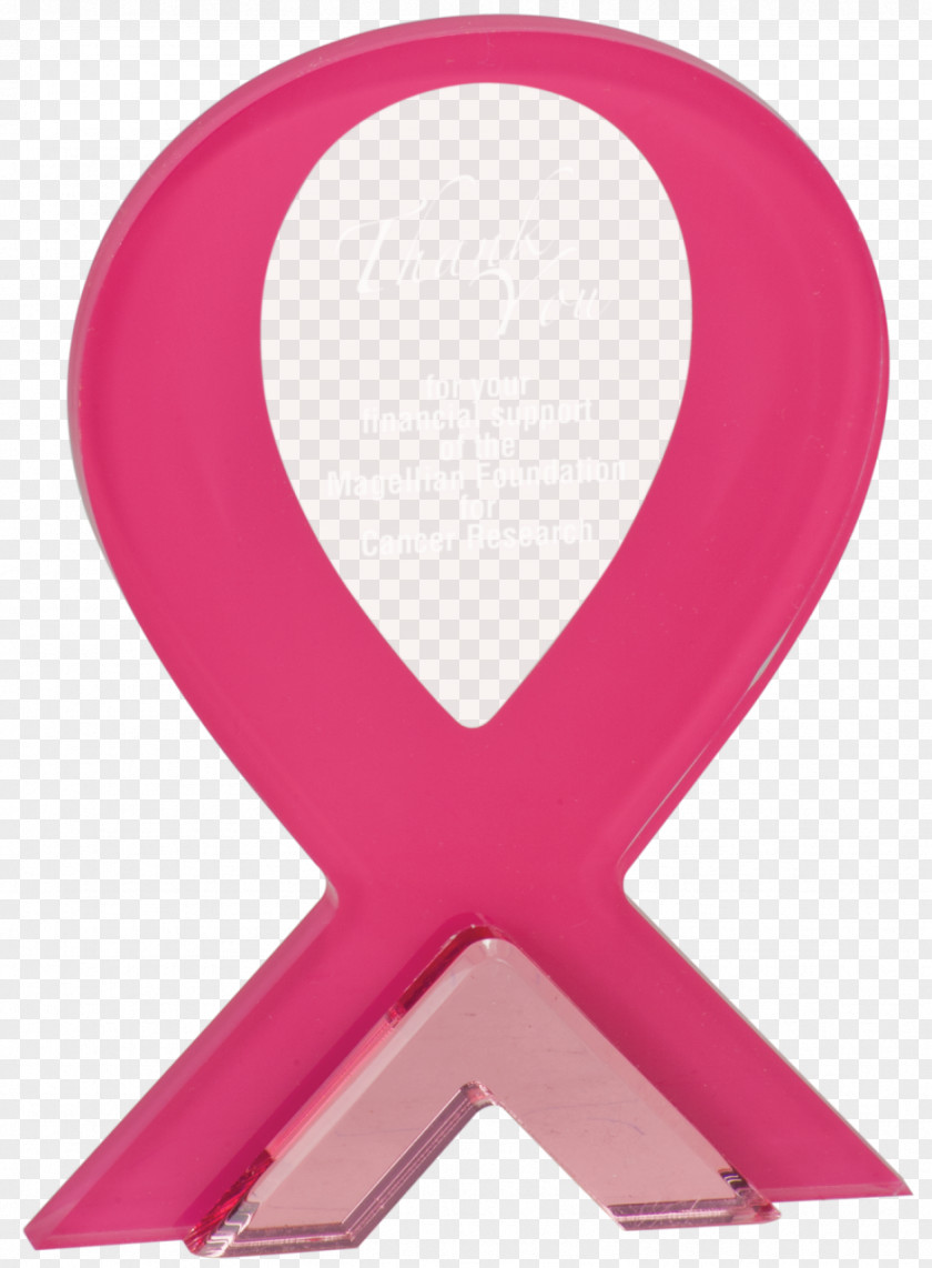 Pink Ribbon Award Poly Awareness PNG