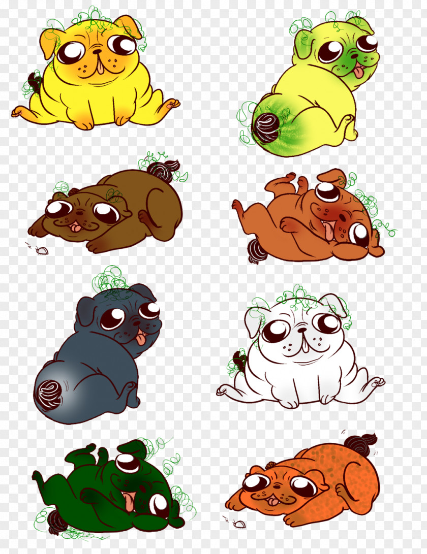 Pugs Toad Cat Tree Frog PNG