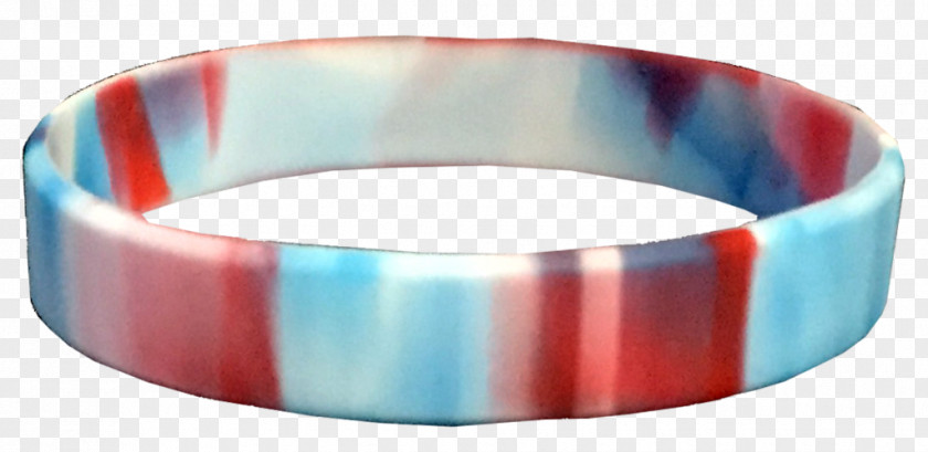 Red White And Blue Wristband Bangle Bracelet Tyvek PNG