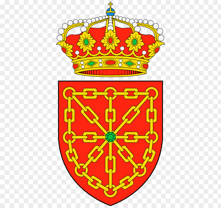 Coat Of Arms Navarre Spain Escutcheon Heraldry PNG
