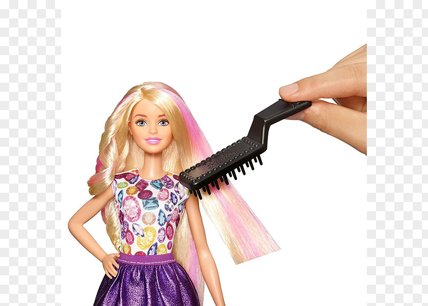 Doll Barbie D.I.Y. Crimps And Curls Toy Fashion PNG