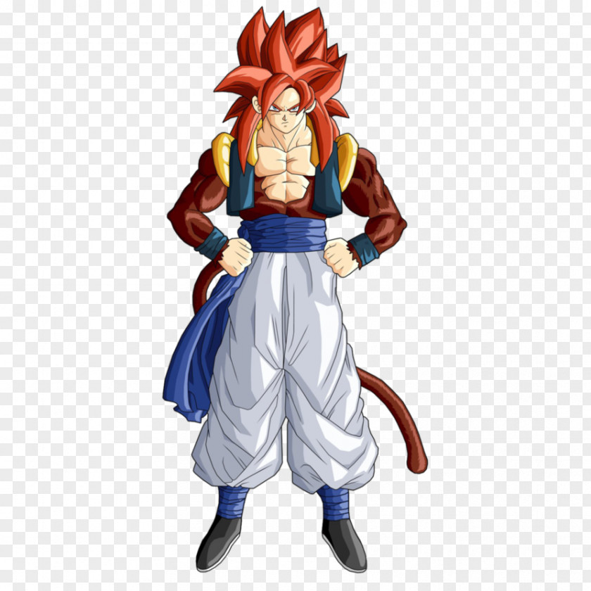 Fusion Goku Vegeta Gotenks Mr. Satan Super Saiya PNG