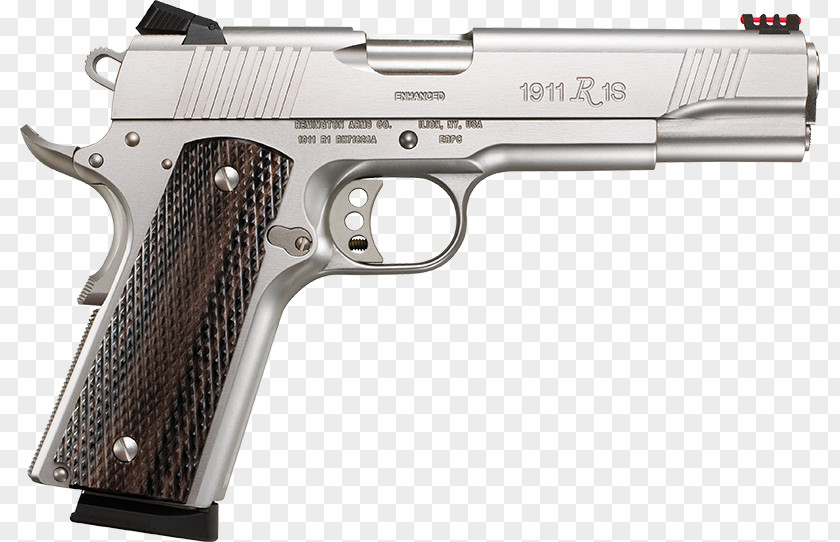 Handgun Remington 1911 R1 .45 ACP Arms Automatic Colt Pistol PNG