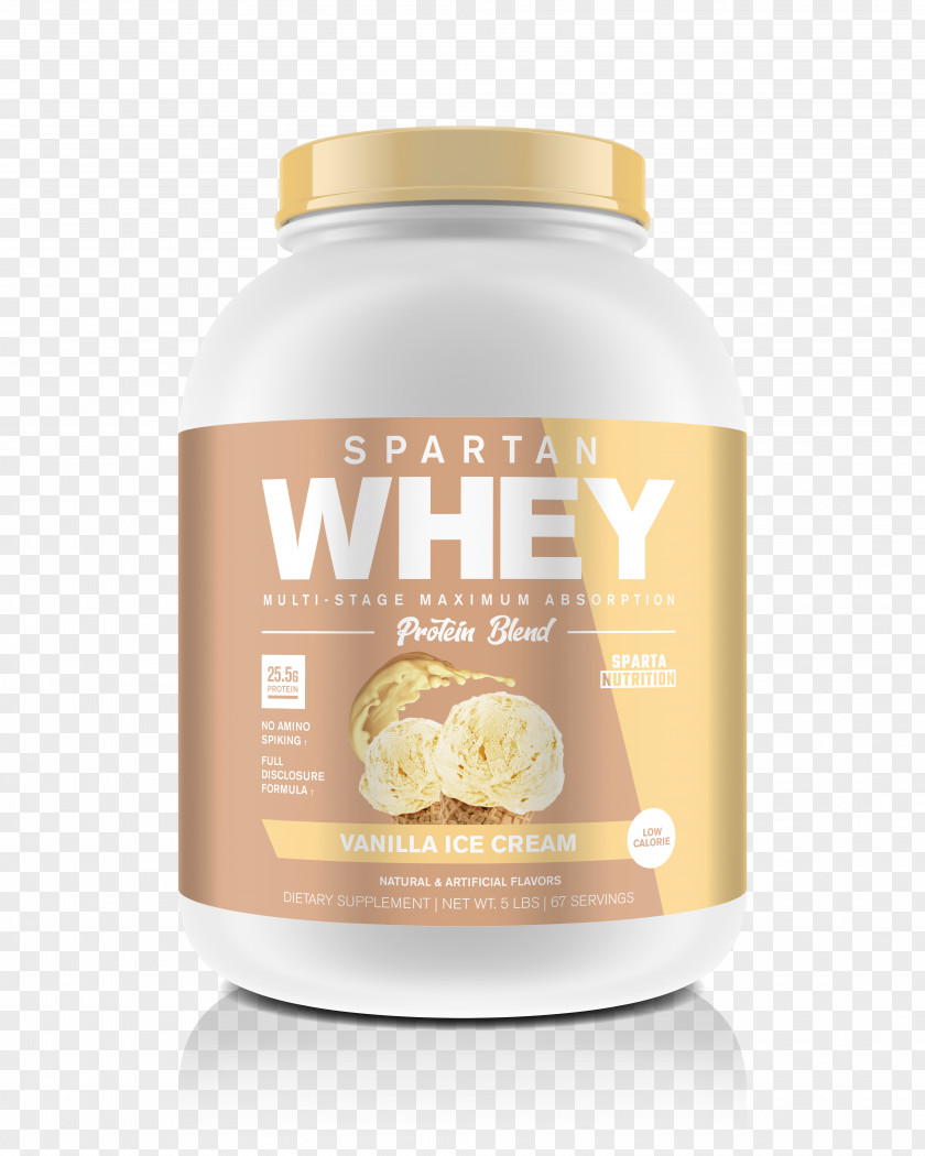 Ice Cream Vanilla Dietary Supplement Whey Protein Isolate PNG