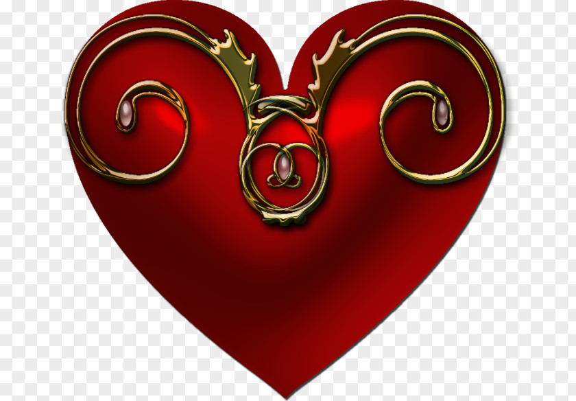 Ornament Spiral Love Heart Symbol PNG