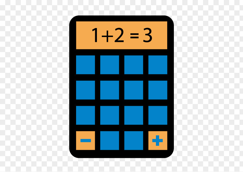 Vector Calculator Flat Material Icon PNG