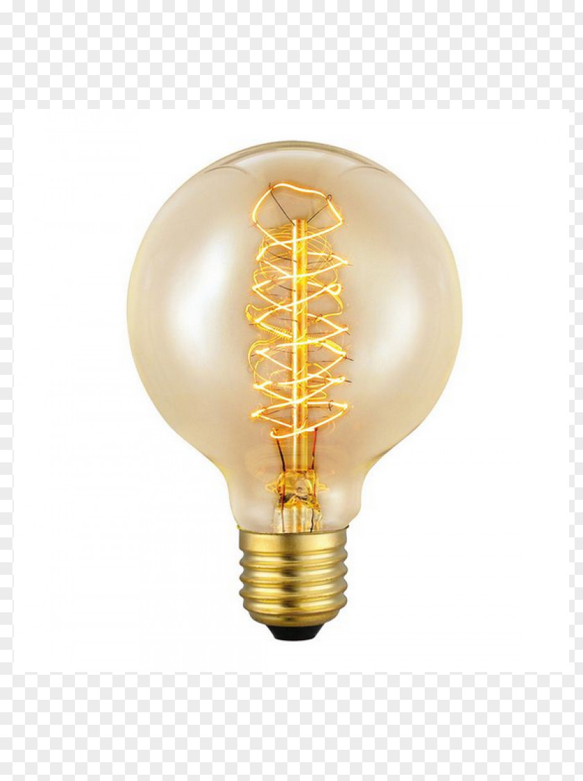 LED Incandescent Light Bulb Edison Screw Fixture Lighting PNG