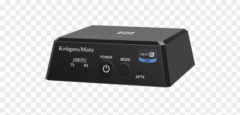 Bluetooth Transmitter Krüger & Matz A2DP Radio Receiver PNG
