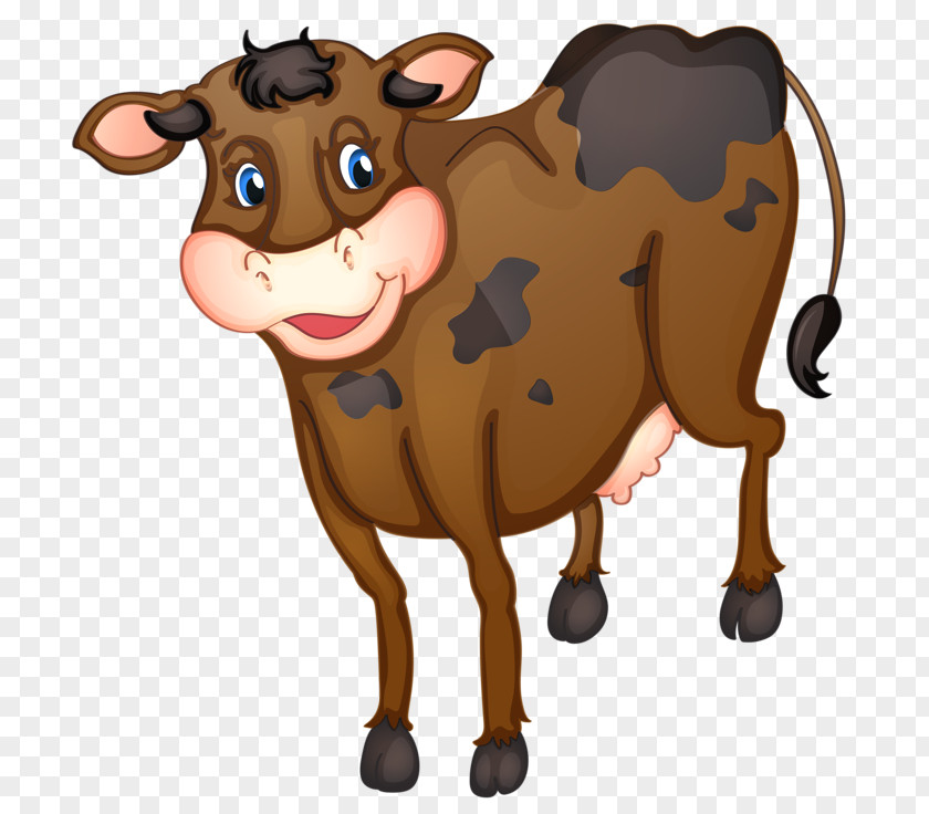 Cartoon Picture Of Tractor Texas Longhorn English Brown Swiss Cattle Clip Art Vector Graphics PNG