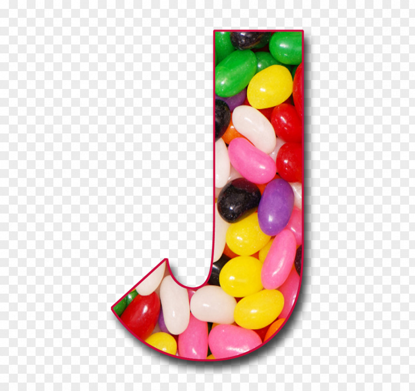 Jelly Letter Alphabet Bean K PNG