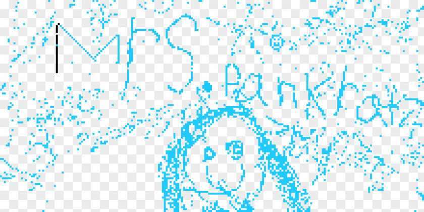 Mrs Graphic Design Blue PNG