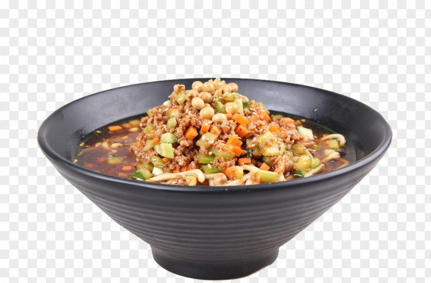 Peas Mixed Sauce Noodles Image Chongqing Zhajiangmian Malatang Dish Noodle PNG