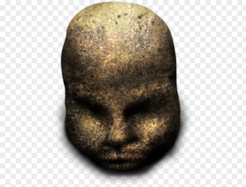 Rock Monolith Skull Head Face PNG