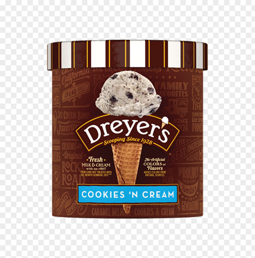 Bagel And Cream Cheese Ice Cones Fudge Dreyer's PNG