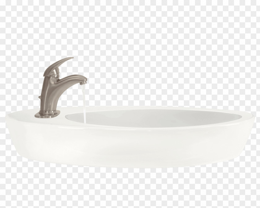 Bisque Porcelain Ceramic Tap Sink Drain Brushed Metal PNG