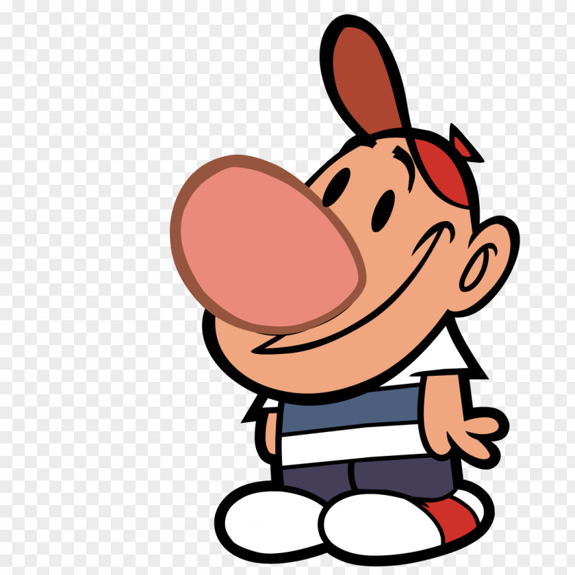 Boy Wearing A Hat Big Nose The Grim Adventures Of Billy & Mandy Drawing PNG