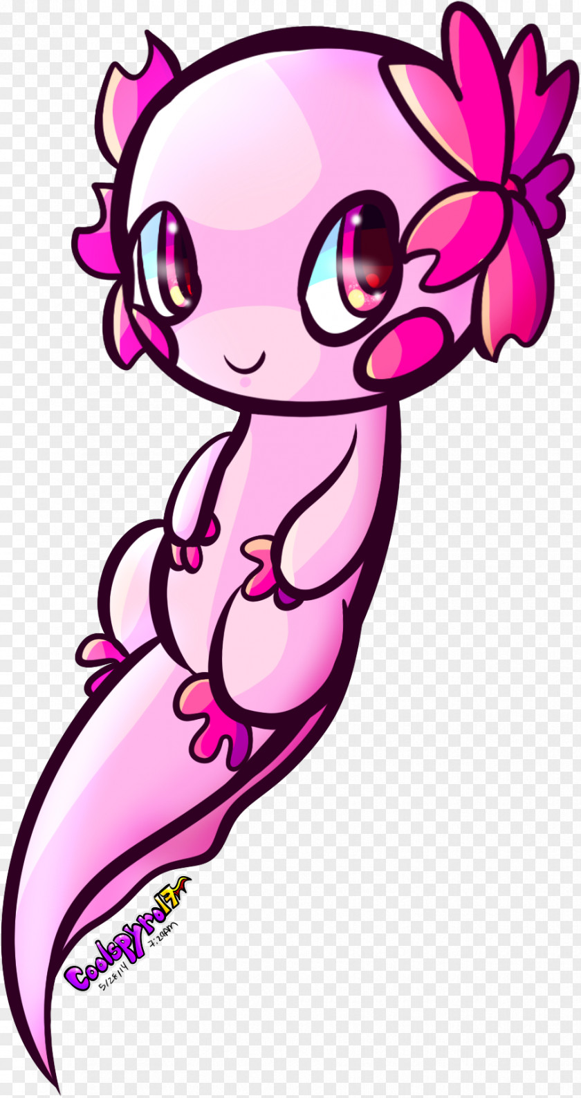 Salamander Axolotl Drawing Clip Art PNG