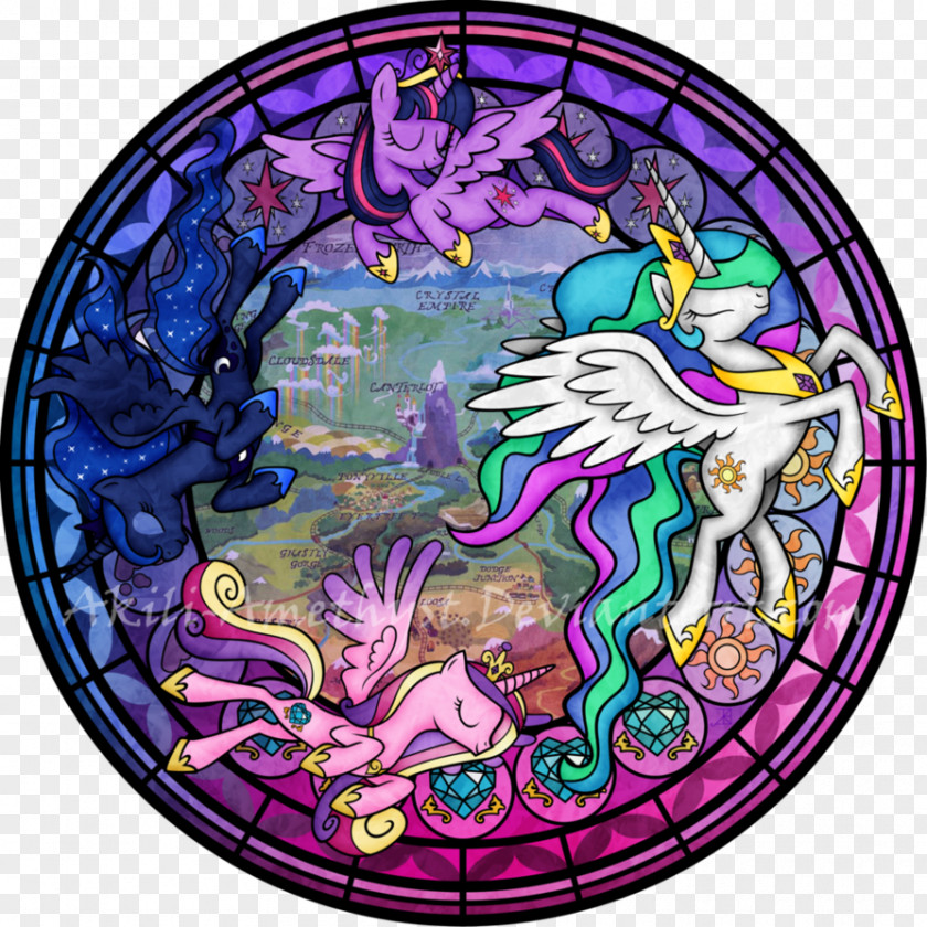 Stained Twilight Sparkle DeviantArt Pony Princess Luna PNG
