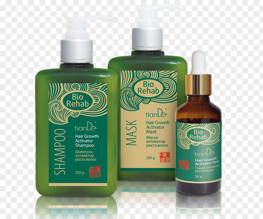 Addiction Treatment Cosmetics TianDe Bio Rehab Hair Growth Activator Mask And Tonic Set Shampoo Cabelo PNG