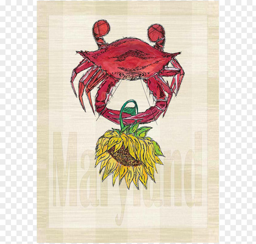 Crab Mondo Deco Christmas Island Red Art Black-eyed Susan PNG