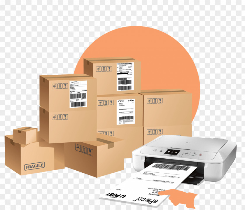 Dispatch Mover Paper Cardboard Box Packaging And Labeling PNG