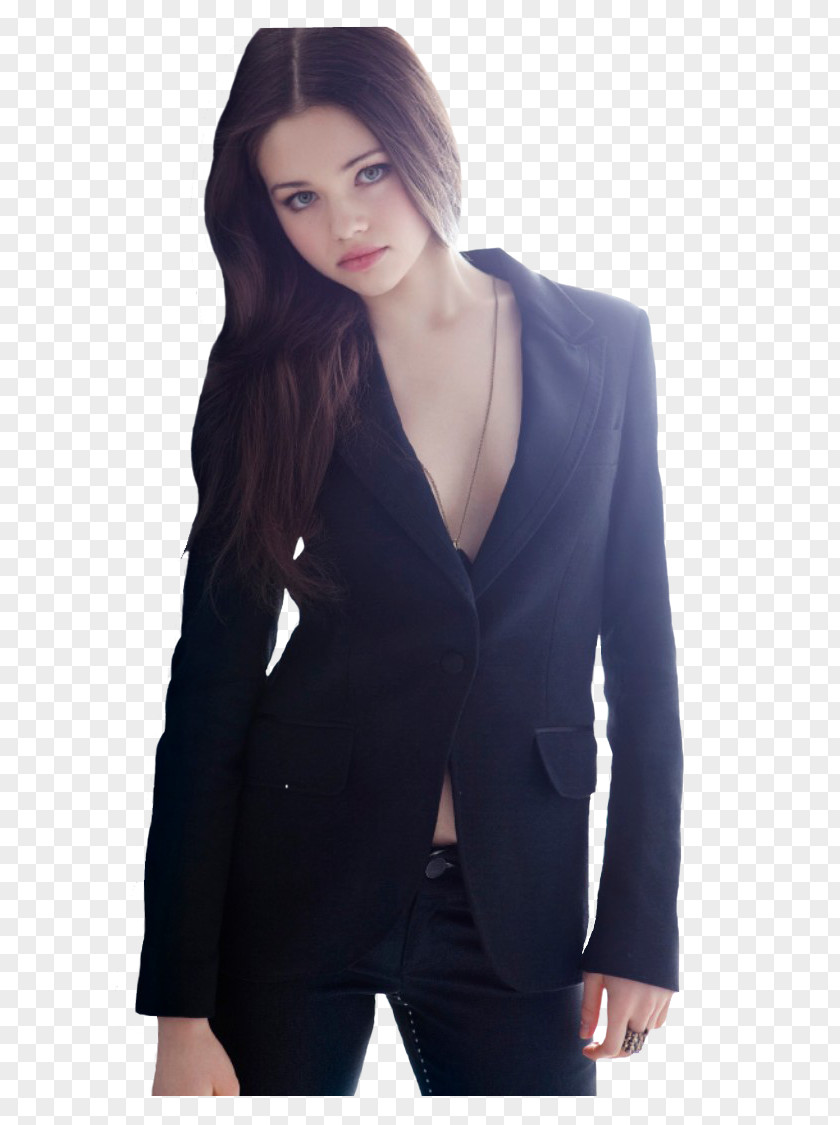 India Eisley Blazer Photo Shoot Model Fashion PNG