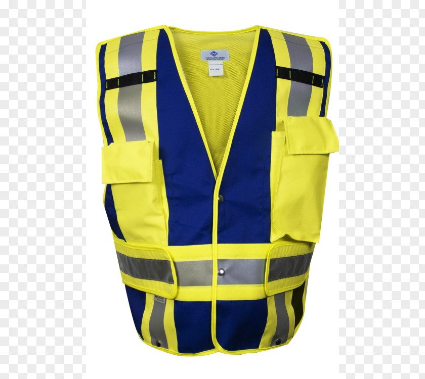 Safety Vest Gilets High-visibility Clothing Laborer Yellow PNG
