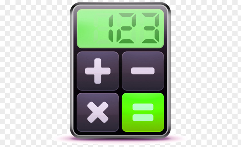 Calculator Product Design Green Electronics PNG