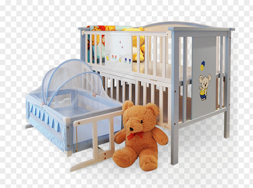 High-grade British Independent Safe Children's Bed Infant Nursery Frame Furniture PNG