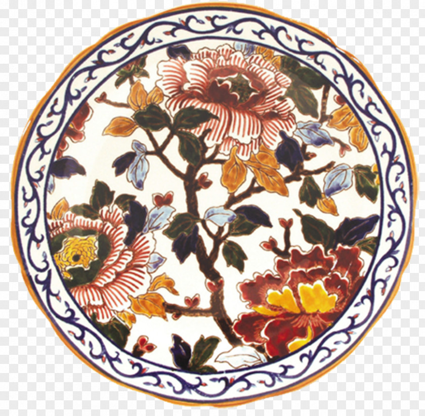 Plate Ceramic Faïence De Gien Faïencerie Porcelain PNG