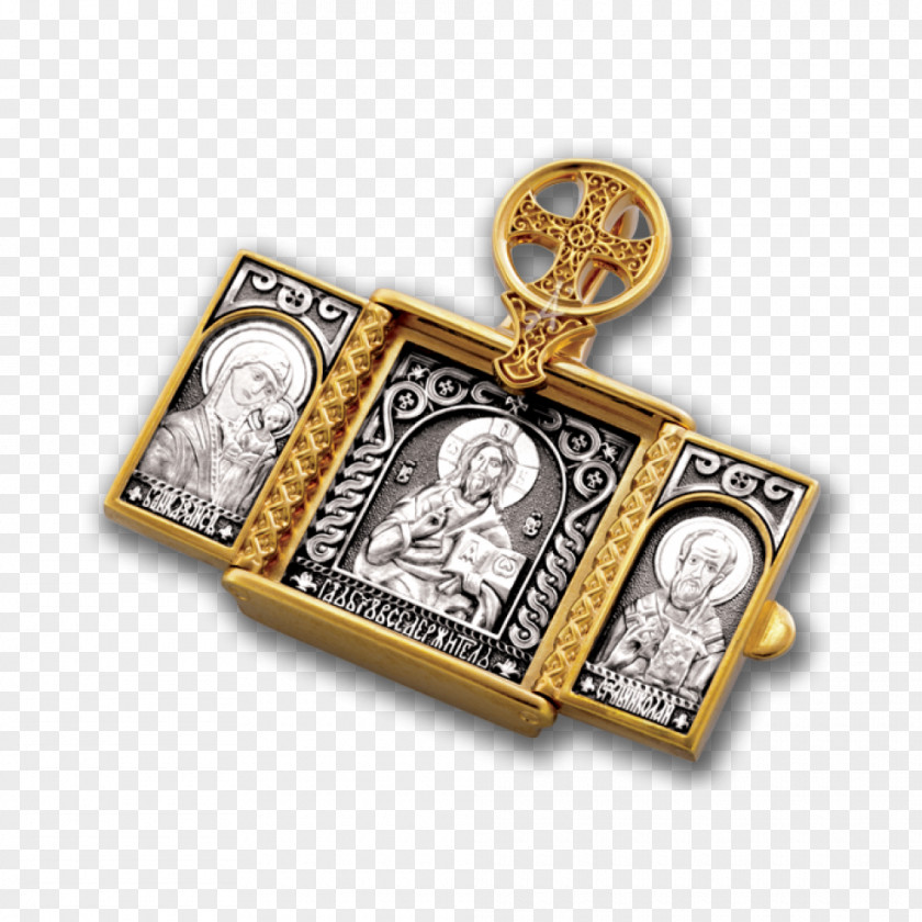 Silver Our Lady Of Kazan Elite 925 Jewellery Locket PNG