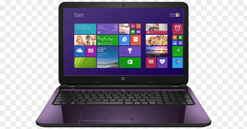 Purple Display Box Laptop Hewlett-Packard Hard Drives HP Pavilion PNG