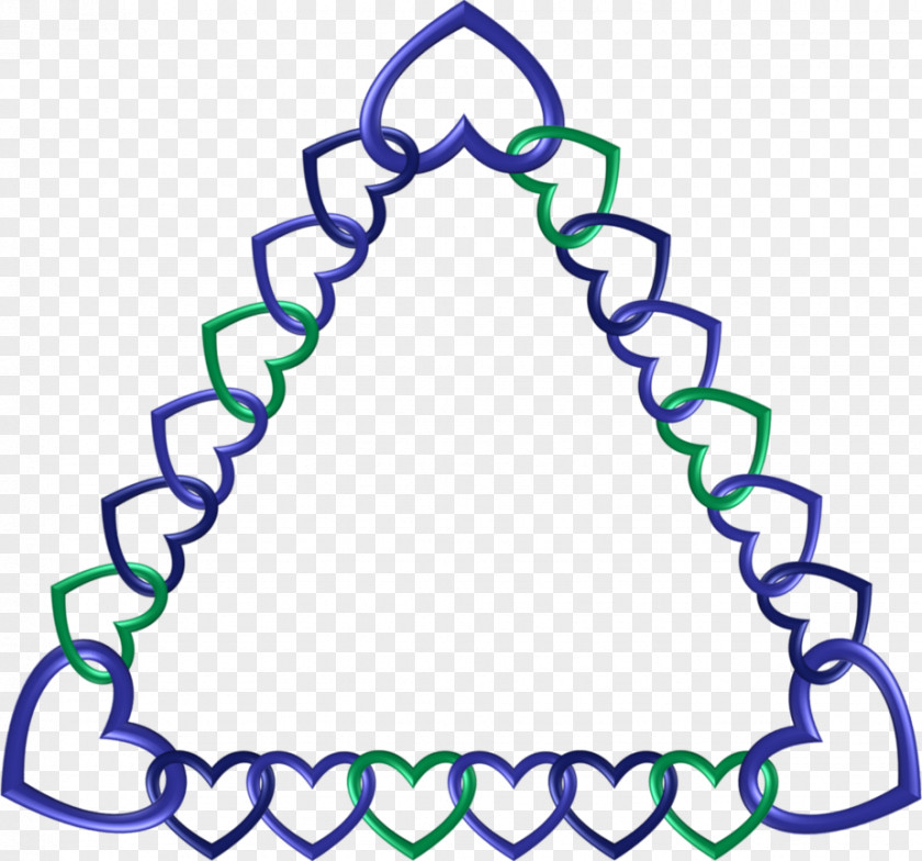 Triangle Picture Frames Blue Clip Art PNG