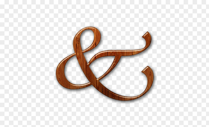 Ampersand Icon Copper Product Design Font PNG