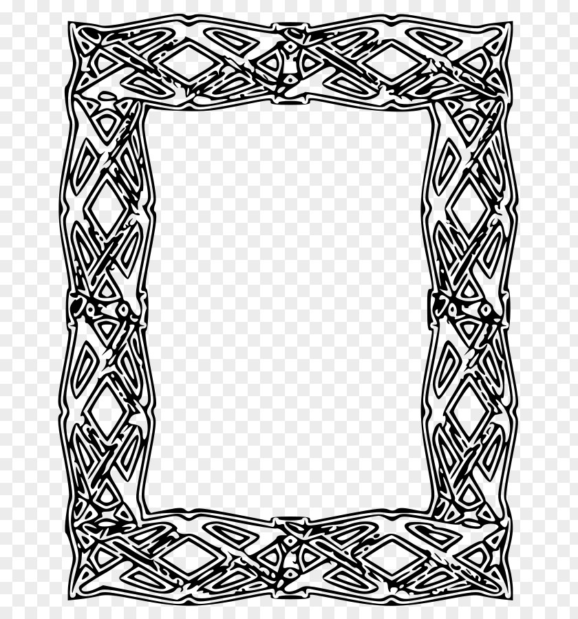 Bike Chain Vector Picture Frame Outline Clip Art PNG