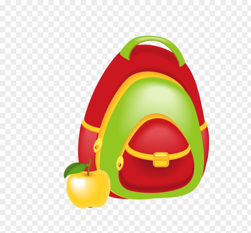 Cartoon Cute Little Red Bag Icon PNG