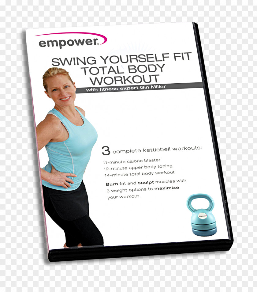 Devotional Pilates Kettlebell Advertising Weight Training DVD PNG