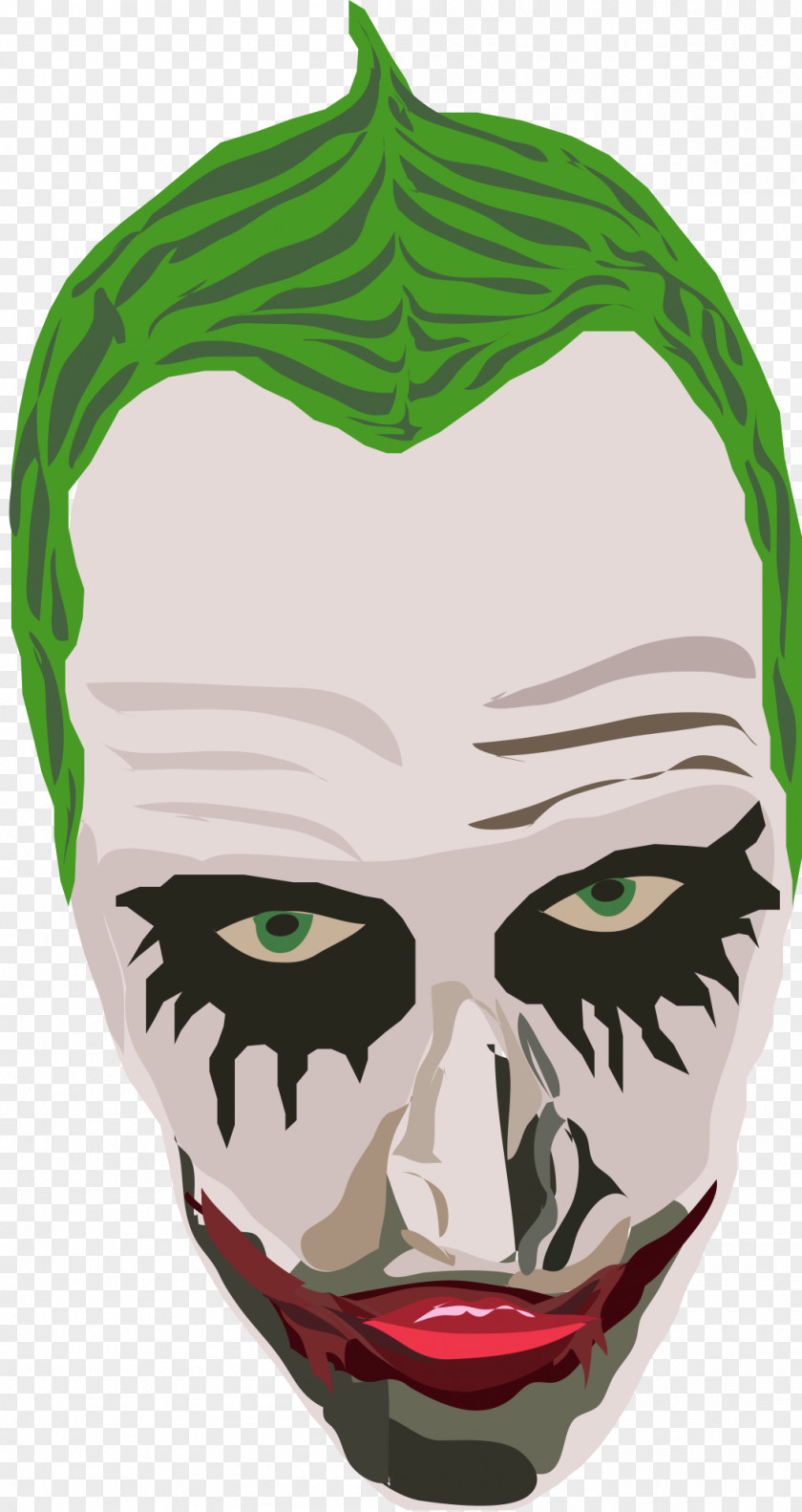 Joker Vector Green Mask Facebook PNG