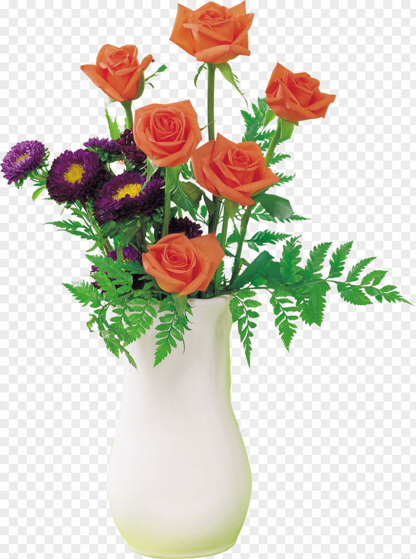 Morden Garden Roses Flowerpot Chrysanthemum PNG