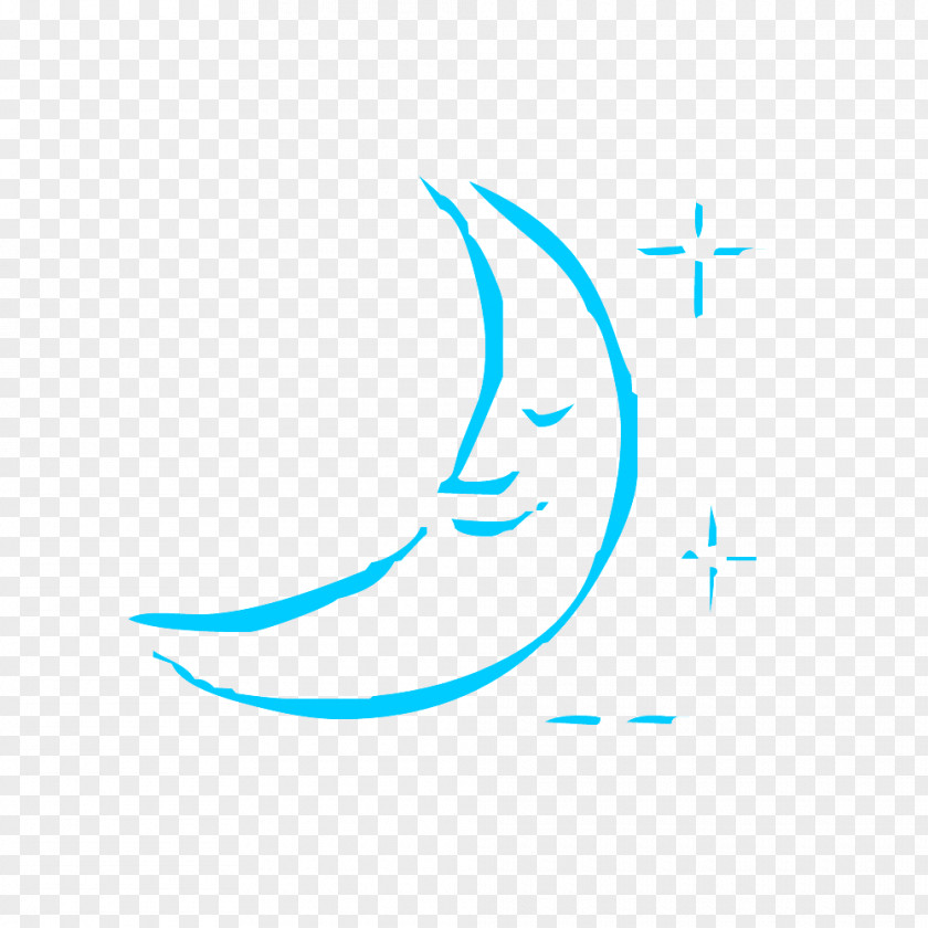 Sleeping Moon Star Clipart . PNG