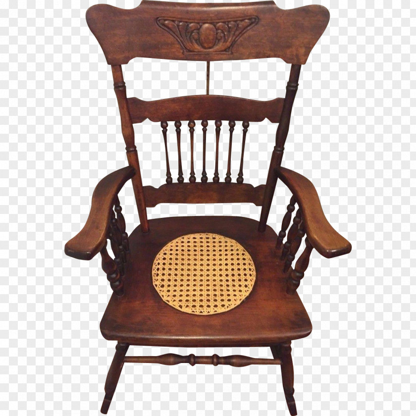 Chair Rocking Chairs Deckchair Upholstery Antique Furniture PNG