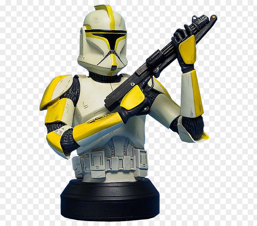 Clone Trooper Color Blue-green Yellow Red PNG