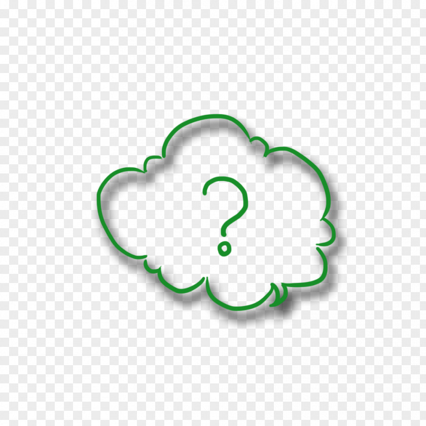 Green Thinking Bubbles Logo PNG